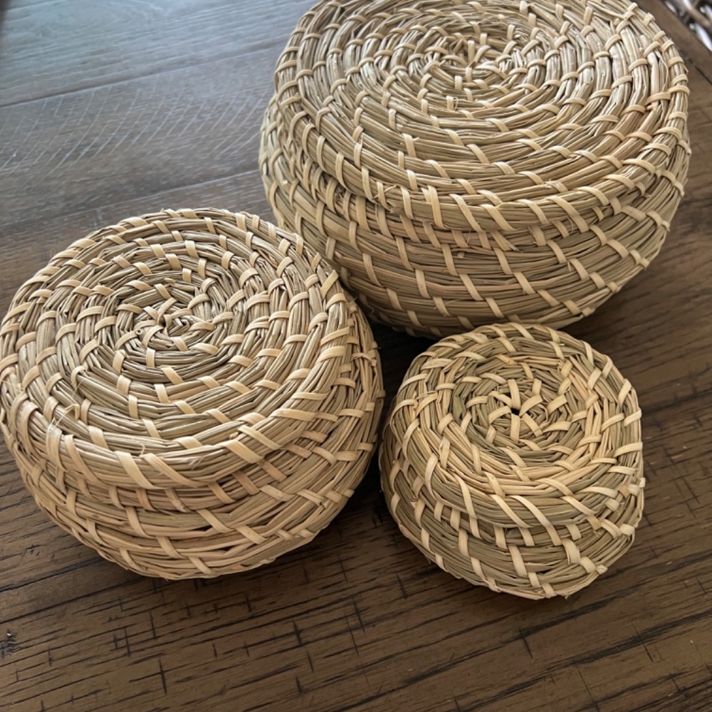 New Round Nesting Baskets-Set 3 - Picture 2 of 7